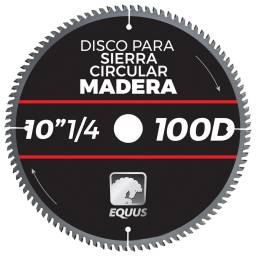 Disco para Sierra Circular 10" 1/4 100T  Equus 