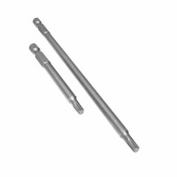 Set X 2 Atornillador Torx Vastago Hexagonal 1/4 Milescraft