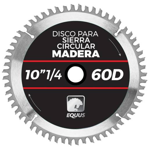 Disco Para Sierra Circular 10" 1/4 - 60T Equus
