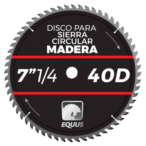 Disco Para Sierra Circular 7" 1/4 - 40D EQUUS